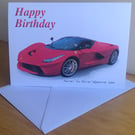 Ferrari 'La Ferrari' Hypercar - Birthday, Anniversary, Retirement or Plain Card