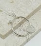 Silver Eclipse Pendant - Handmade Silver Necklace - Image 2