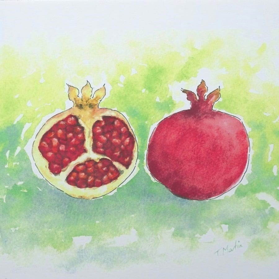 Art Print Still Life  'Pomegranate'