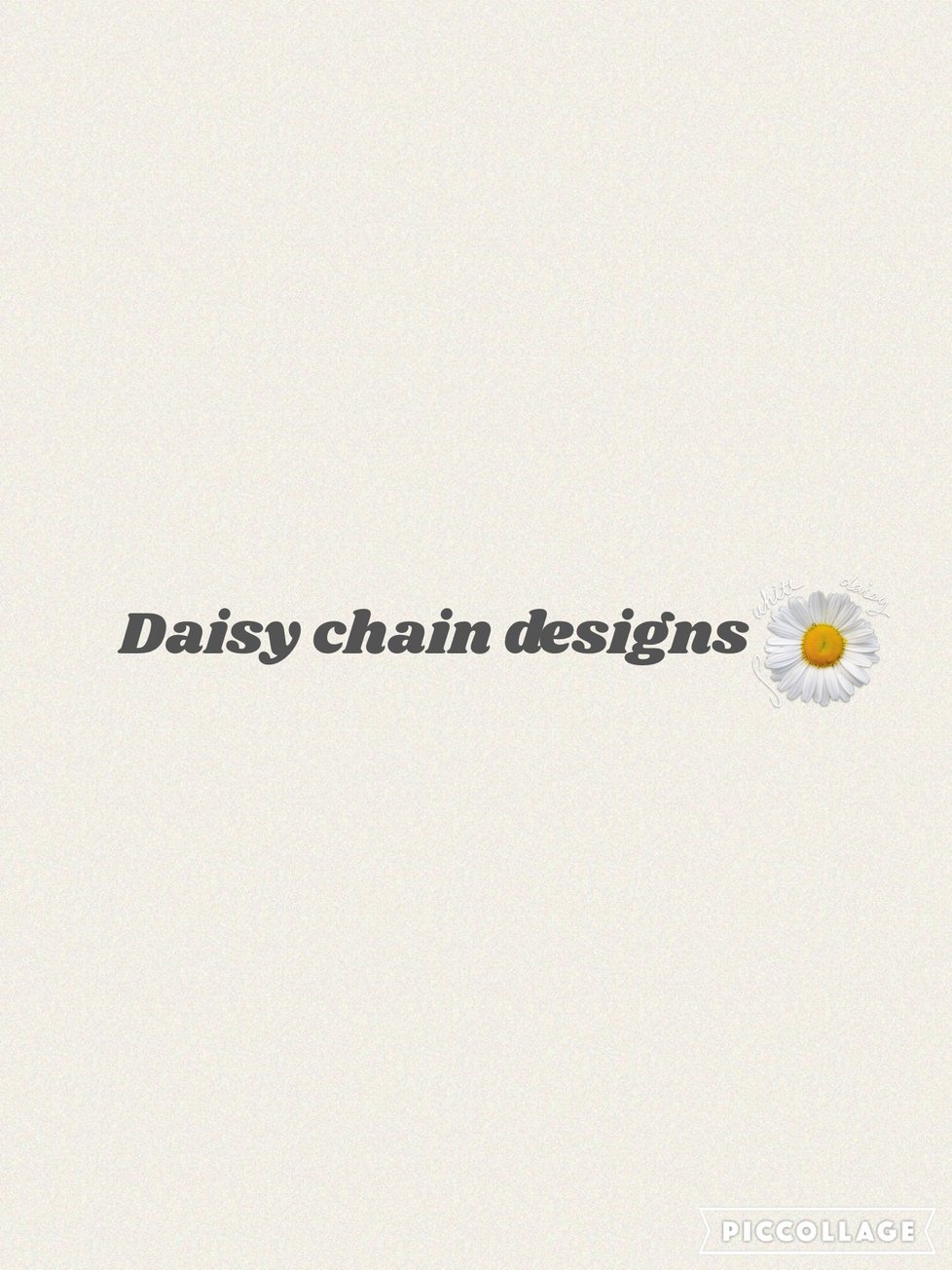 Daisy Chain Designs handmade crochet.  