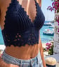 Handmade Ember & Ivy Crochet Festival Bralette: Adjustable Cotton Crop Top - Image 4