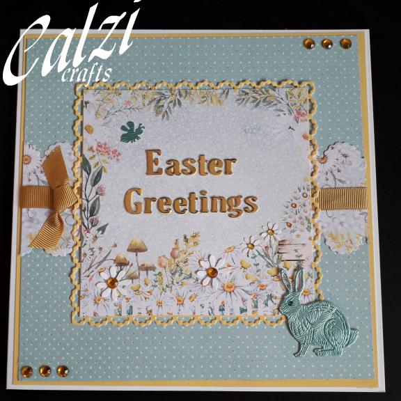 Daisy Garden Easter Card