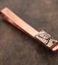 Elegant Omega Watch Copper Tie Clip, Copper Wedding Anniversary Gift for Husband - Image 1