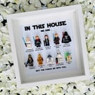 Star Wars "In This House We" 10 Minifigure Frame
