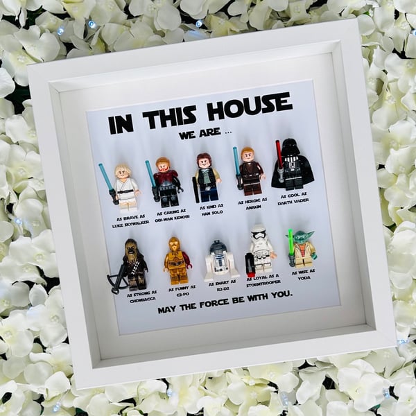 Star Wars "In This House We" 10 Minifigure Frame