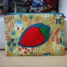 Strawberry Appliqué Purse 