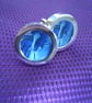Blue Stallion cufflinks free shipping, gift wrapped, vibrant mage, Ref 1234 - Image 6
