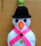 Festive Hanging Snowman Decoration - Image 5