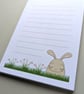 A6 notepad, rabbit notepad, handmade notepad