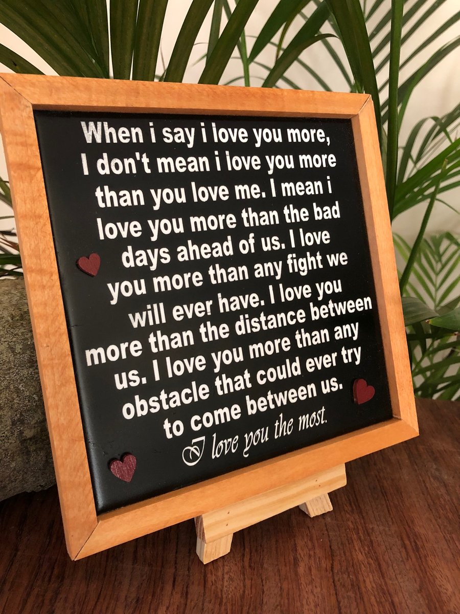 Love you more tile