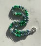Blue Mint Julep Hand Knotted Beaded Gemstone Necklace