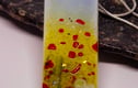 Fused-glass Poppy Field Pendants