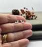 Handmade Sterling Silver Halloween Bats Stud Earrings - Image 4