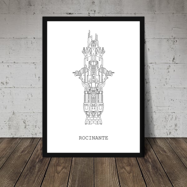 Rocinante Print - The Expanse