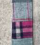 Tweed Bookmark, with cotton backing and ribbon , handcrafted. Save the Page . - Image 5