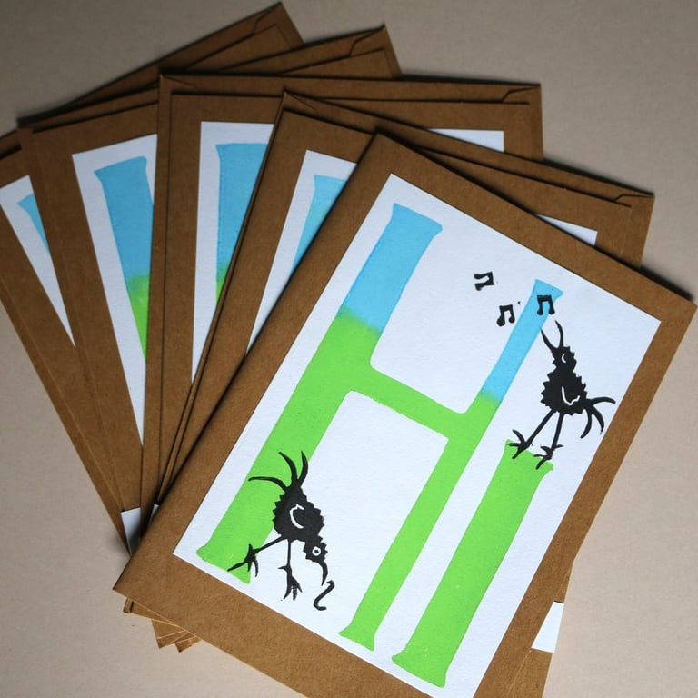 Bird 'Greetings'Card