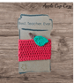 Crochet Cup Cosy Apple Design 