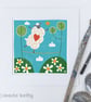 Tightrope Walking sheep illustration, original Giclee print - Image 3