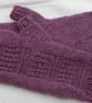 Knitting Pattern Fingerless Gloves Mittens Pattern C - Image 2