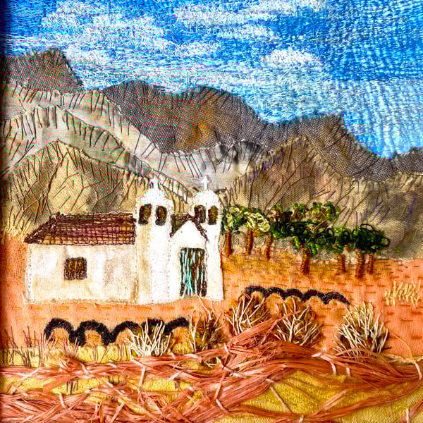 A place to come together, church in a desert landscape 