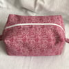 Eye Catching Make Up Bag, Box Make Up Bag, Cosmetic Bag, Beautiful Gift Idea.