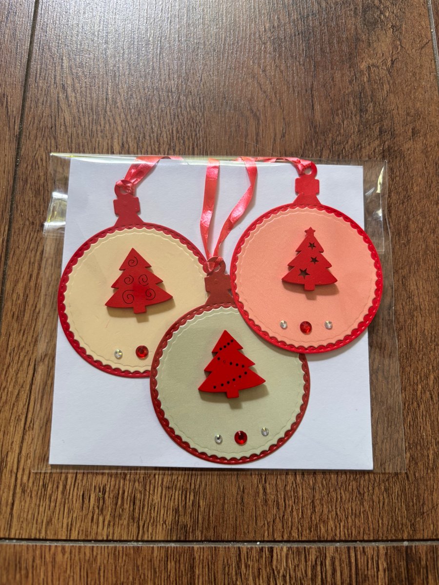 Sundrum Crafts Xmas Gift Tags x 3 Hand Crafted
