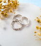 Recycled Silver Twig Ring, Organic Nature Inspired - Image 6
