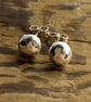 Sterling silver ball studs
