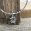 Starry Night Hare Charm Bangle (66mm diameter)