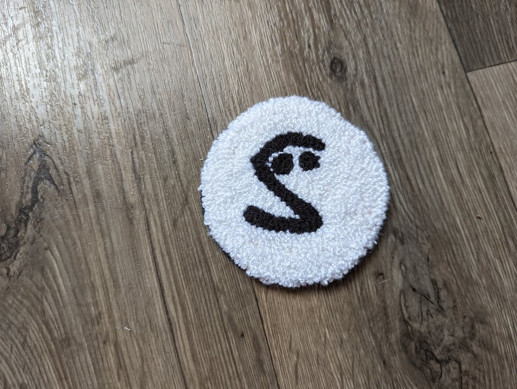 Moon Glyph 'Hope' Mug Rug Decor 