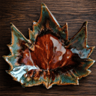 Autumn leaf trinket dish