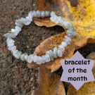 Protecting amethyst and grey labradorite bracelet