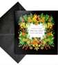 Happy Birthday Tropical Fruit Feast Hand Painted Card.  - Image 2