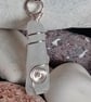 Sea Glass Necklace - Wire Wrapped Sea Glass Pendant - Unique Gift  - Image 1