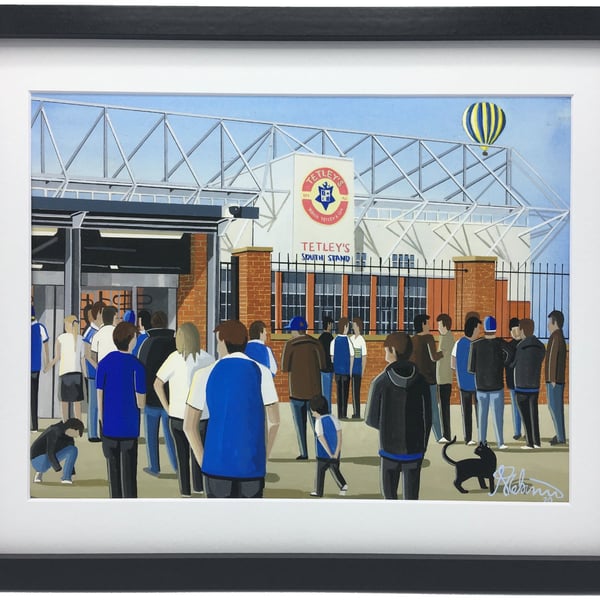 Leeds. Framed & Unframed Rhinos Art Print, Rugby League Club, Headingley Gift