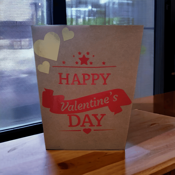 Valentines card with matching envelope