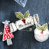 Special Order for Laura - Three Christmas Brooches