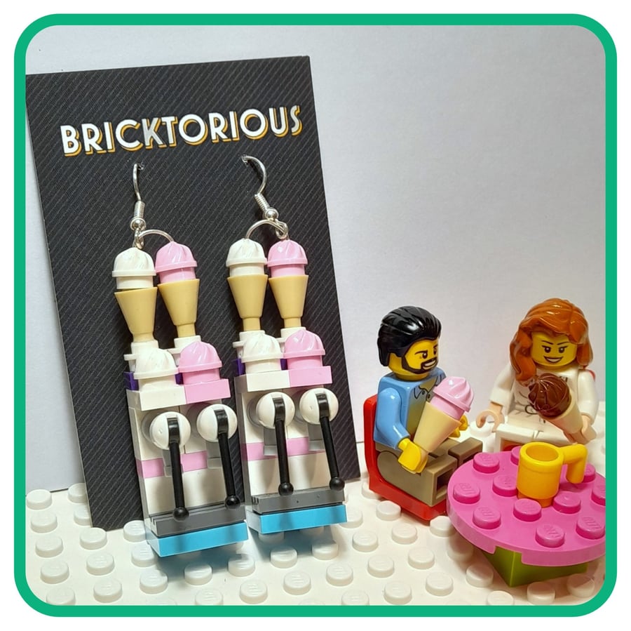 Lego Ice Cream Machine Earrings