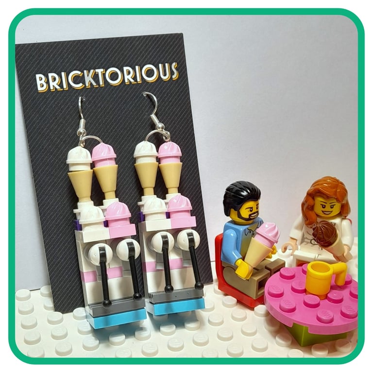 Lego Ice Cream Machine Earrings