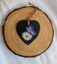 Daisy and Butterfly Hanging Slate Painting, Small - Image 2