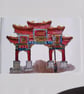 China Town Arch Liverpool watercolour print A5