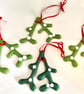 Fused Glass Mistletoe Decoration  - Image 3