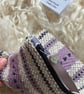 Wool Mini Pouch - Dusky Lilac: Handwoven in Wales - Image 2