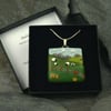 Sheep Landscape Necklace