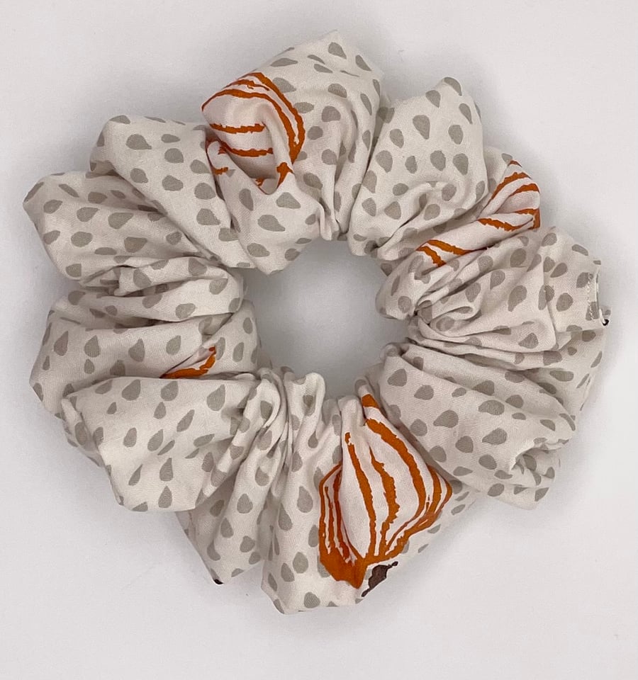 Hand made Eco Scrunchie - Pumpkin Latte