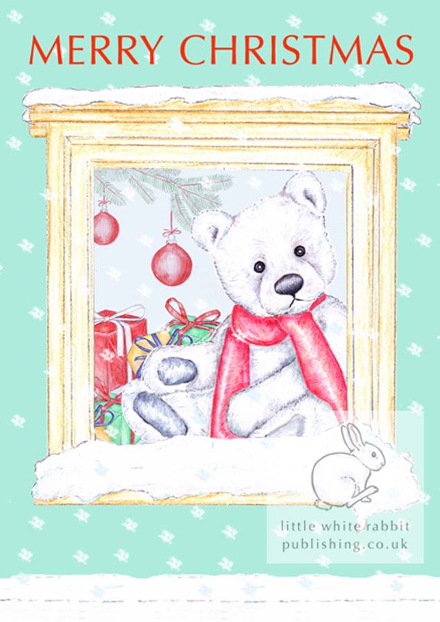 Chilly counting the snowflakes - Christmas Card