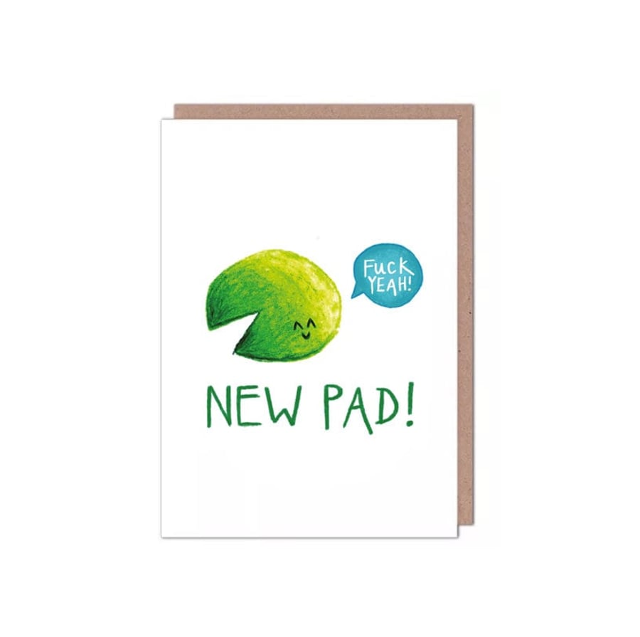 New Pad Fck Yeah Housewarming New Home New Flat Card