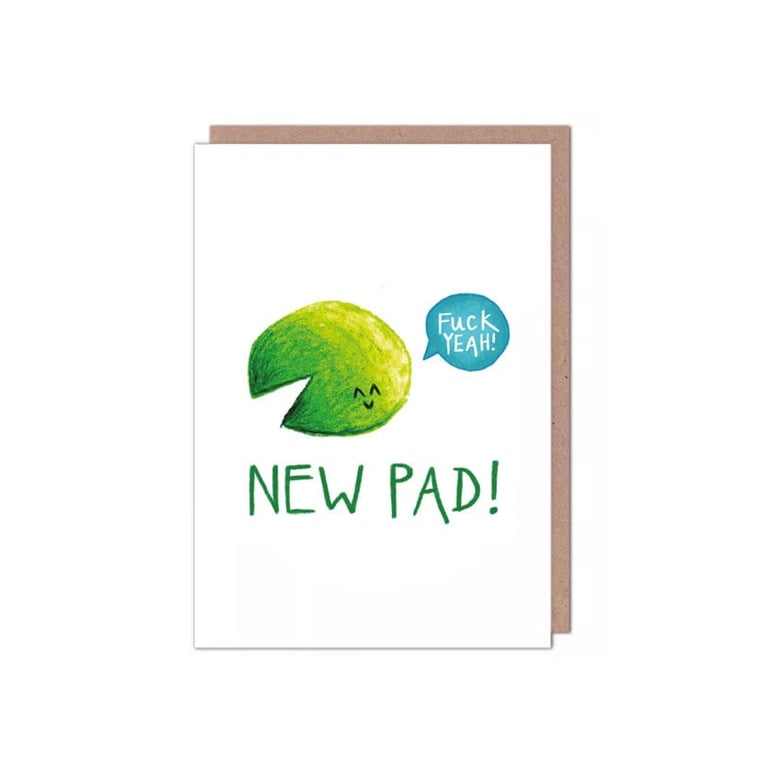 New Pad Fck Yeah Housewarming New Home New Flat Card
