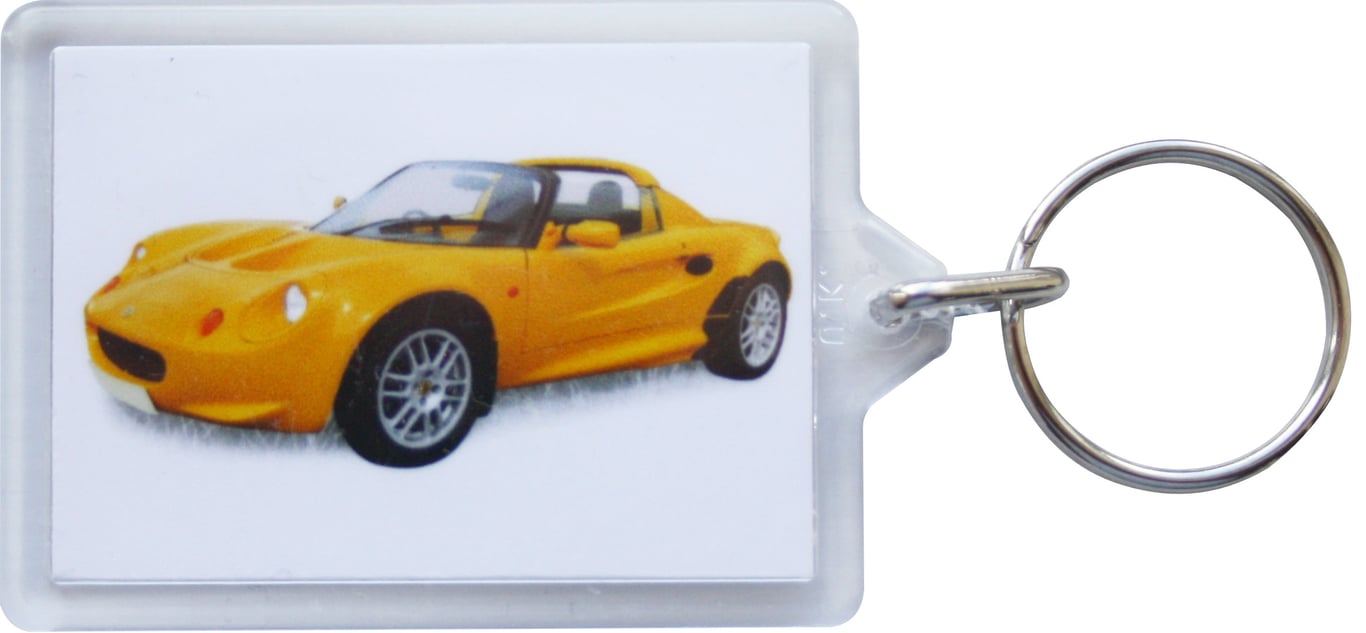 Lotus Elise 1999 - Keyring with 50x35mm Insert - Car Enthusiast