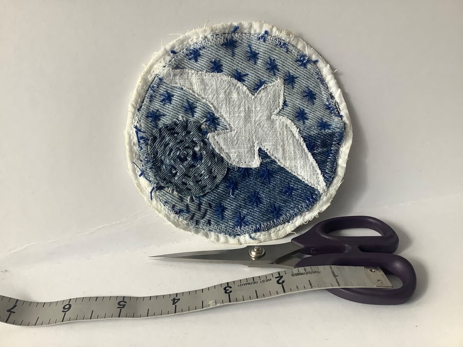 Dove of peace patch. 